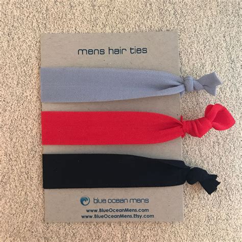 masculine hair ties